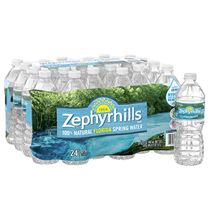 Zephyrhills Spring water product details 500mL 24 pack