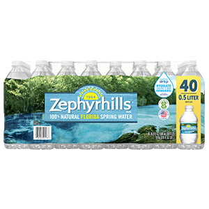 Zephyrhills Spring water product details 500mL 40 pack
