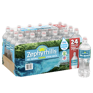 Zephyrhills  Spring water 700mL 24pack bottle