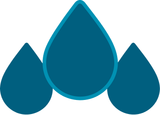 Zephyrhills water droplets - small