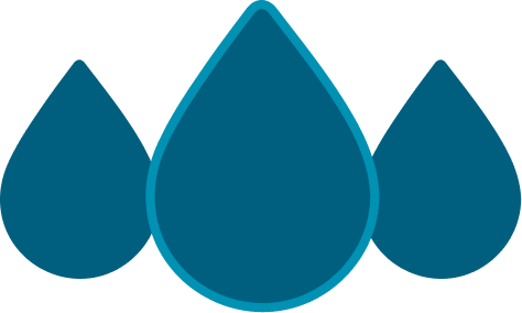 Zephyrhills water droplets - big